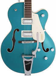 Guitare électrique 1/2 caisse Gretsch G5410T Electromatic Tri-Five Hollow Body Bigsby - Two-tone ocean turquoise/vintage white