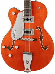 Guitare électrique gaucher Gretsch G5420LH Electromatic Classic Hollow Body Single-Cut With Bigsby - Orange stain