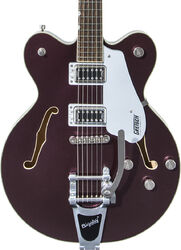 Guitare électrique 1/2 caisse Gretsch G5622T Electromatic Center Block Double-Cut with Bigsby 2019 - Dark cherry metallic
