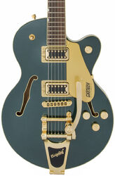 Guitare électrique 1/2 caisse Gretsch G5655TG Electromatic Center Block Jr. - Cadillac green