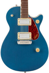 Guitare électrique single cut Gretsch Streamliner Jet Club Single-Cut with Wraparound - Dark denim