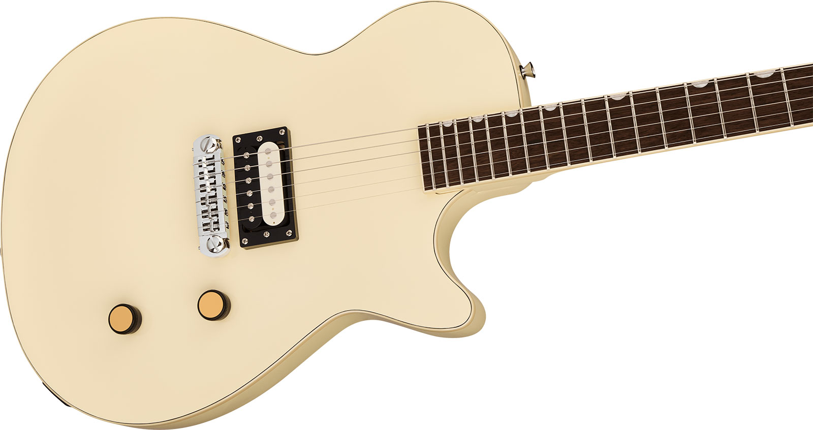 Gretsch Jet 1 Pickup Streamliner 1h Ht Lau - Vintage White - Guitare Électrique Single Cut - Variation 2