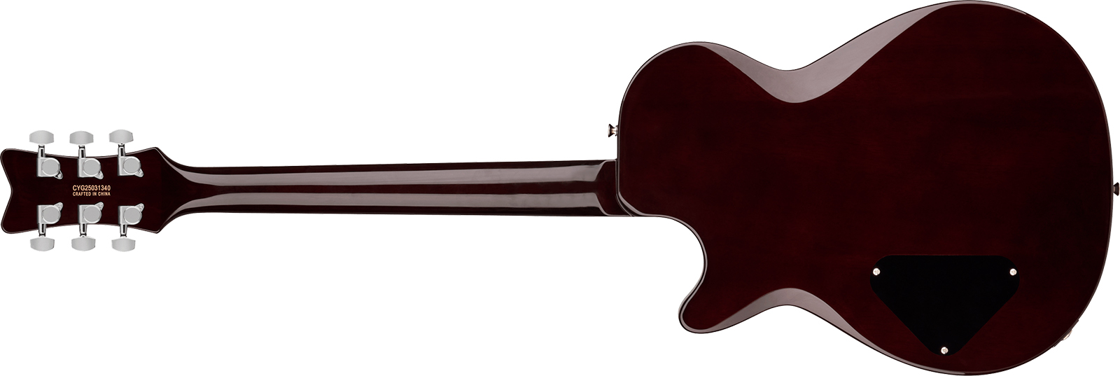 Gretsch Jet Club 1-pickup Electromatic 1h Ht Rw - Claret Burst - Guitare Électrique Single Cut - Variation 1