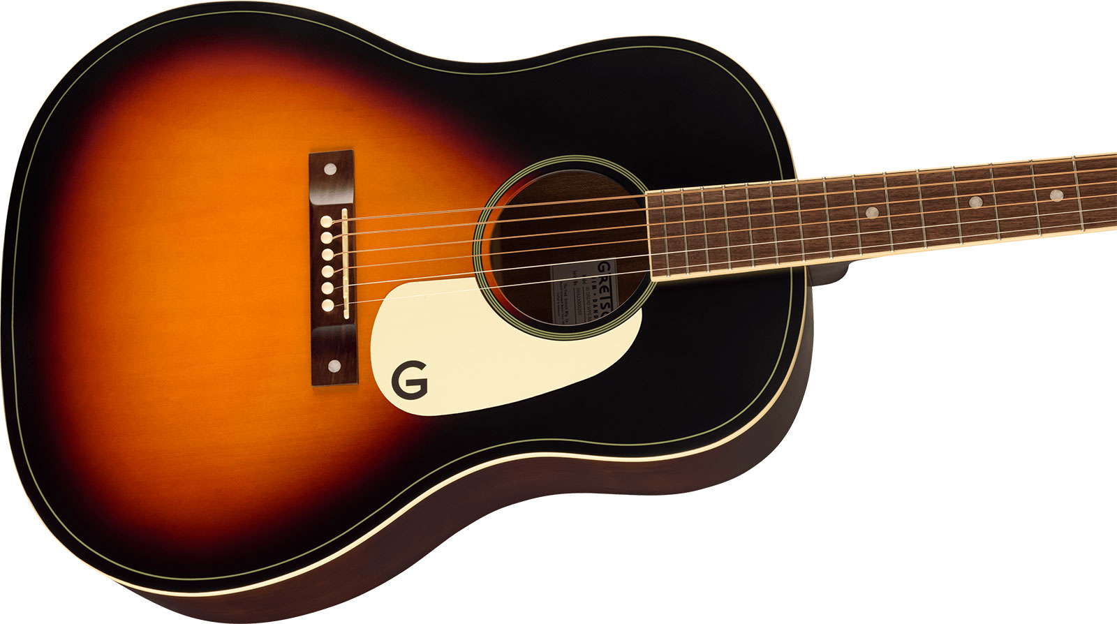 Gretsch Jim Dandy Dreadnought Tout Tilleul Noy - Rex Burst Semi Gloss - Guitare Folk - Variation 2