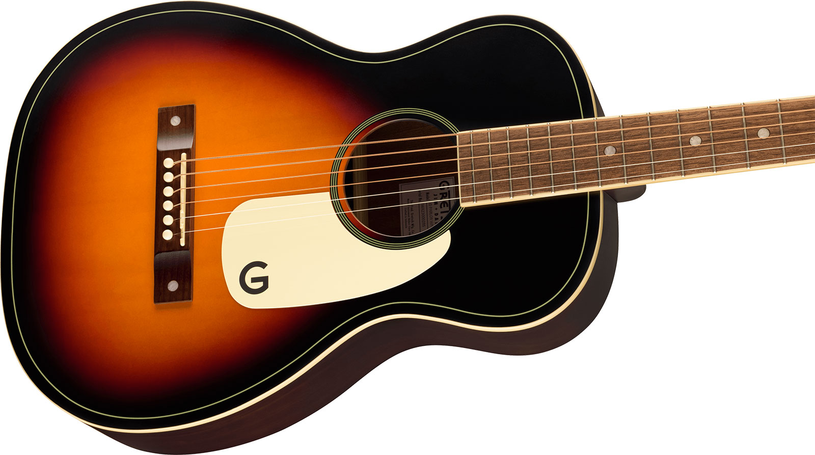 Gretsch Jim Dandy Parlor Tout Tilleul Noy - Rex Burst Semi Gloss - Guitare Acoustique Voyage - Variation 2