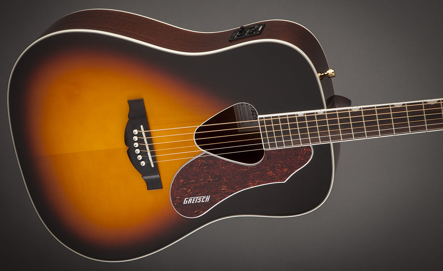 Gretsch G5024e Rancher Dreadnought Epicea Acajou Rw - Sunburst - Guitare Electro Acoustique - Variation 2