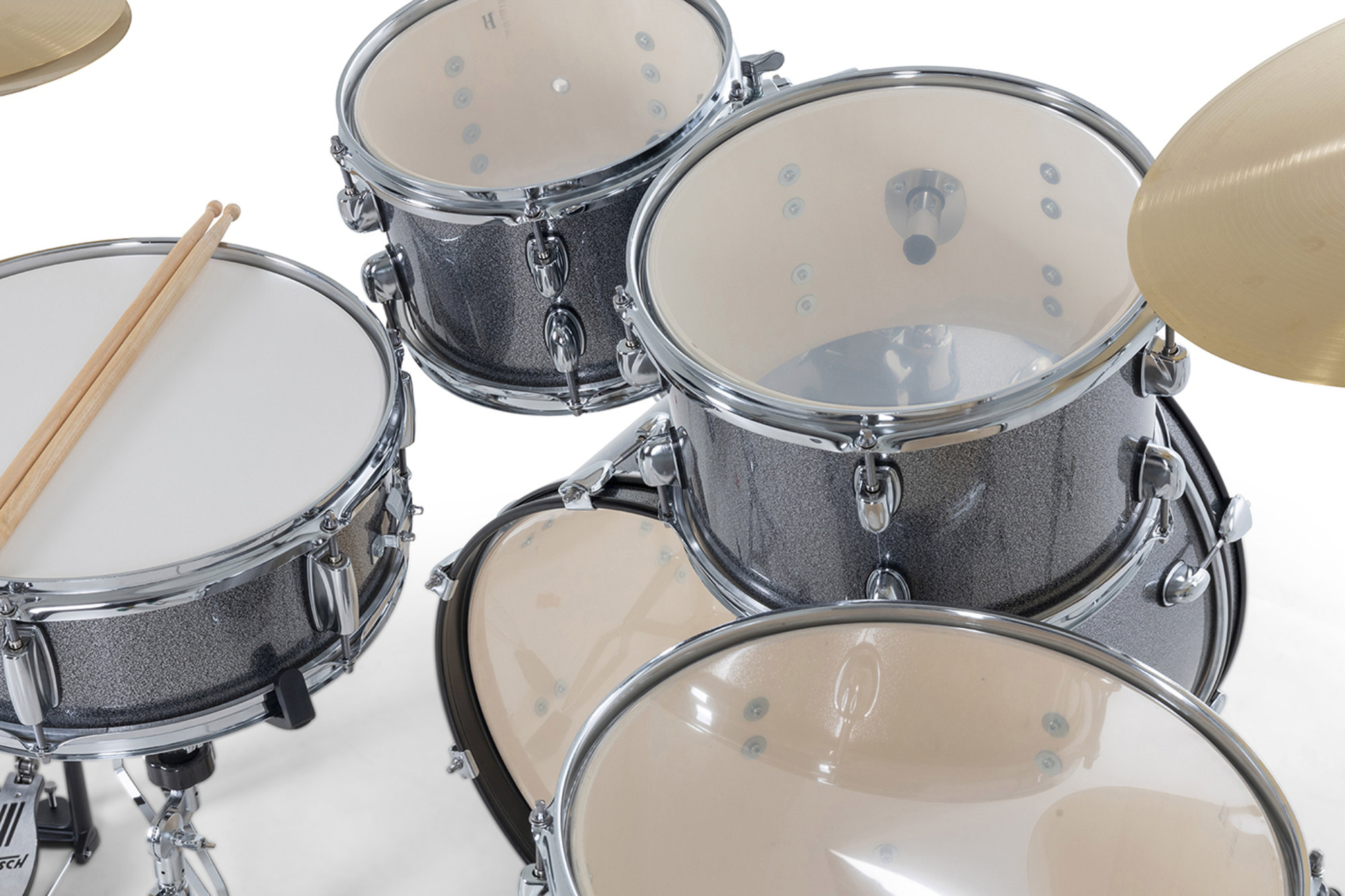 Gretsch Renegade 20'' - 5 FÛts - Grey Sparkle - Batterie Acoustique Fusion - Variation 5
