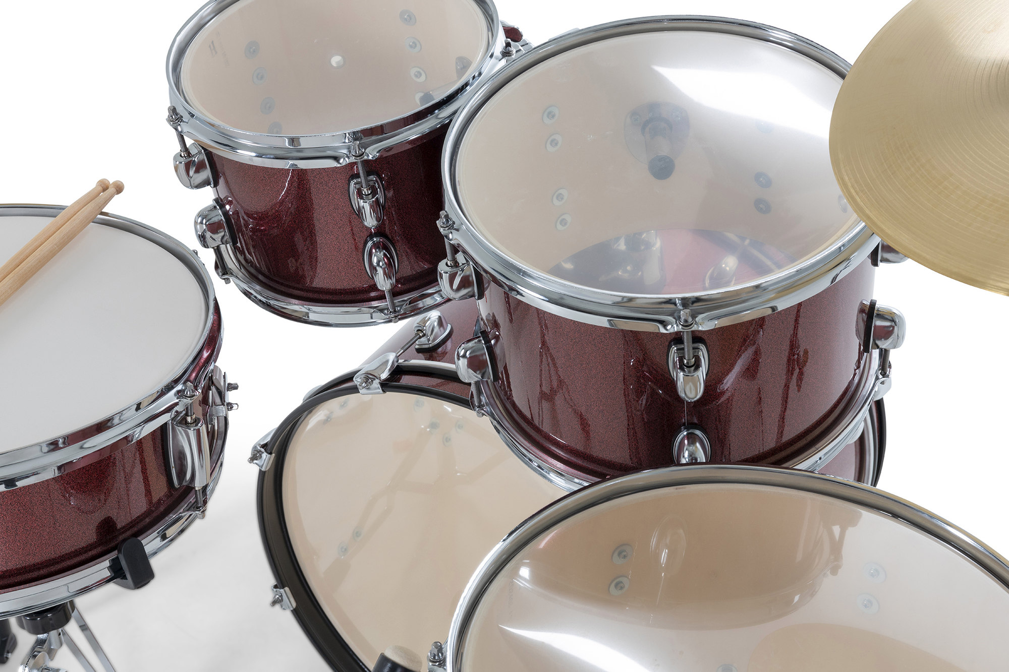 Gretsch Renegade 20'' - 5 FÛts - Ruby Sparkle - Batterie Acoustique Fusion - Variation 6