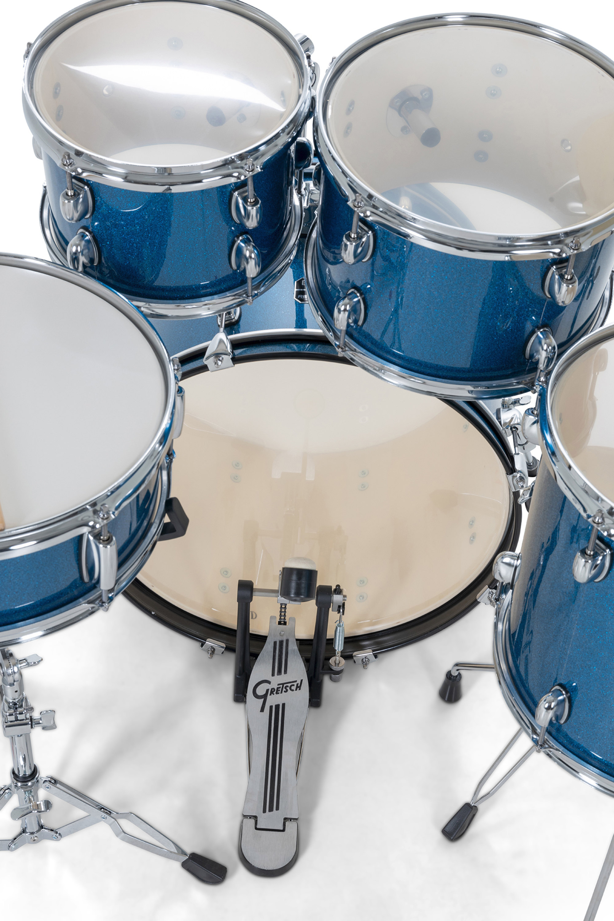 Gretsch Renegade 20'' - 5 FÛts - Blue Sparkle - Batterie Acoustique Fusion - Variation 6
