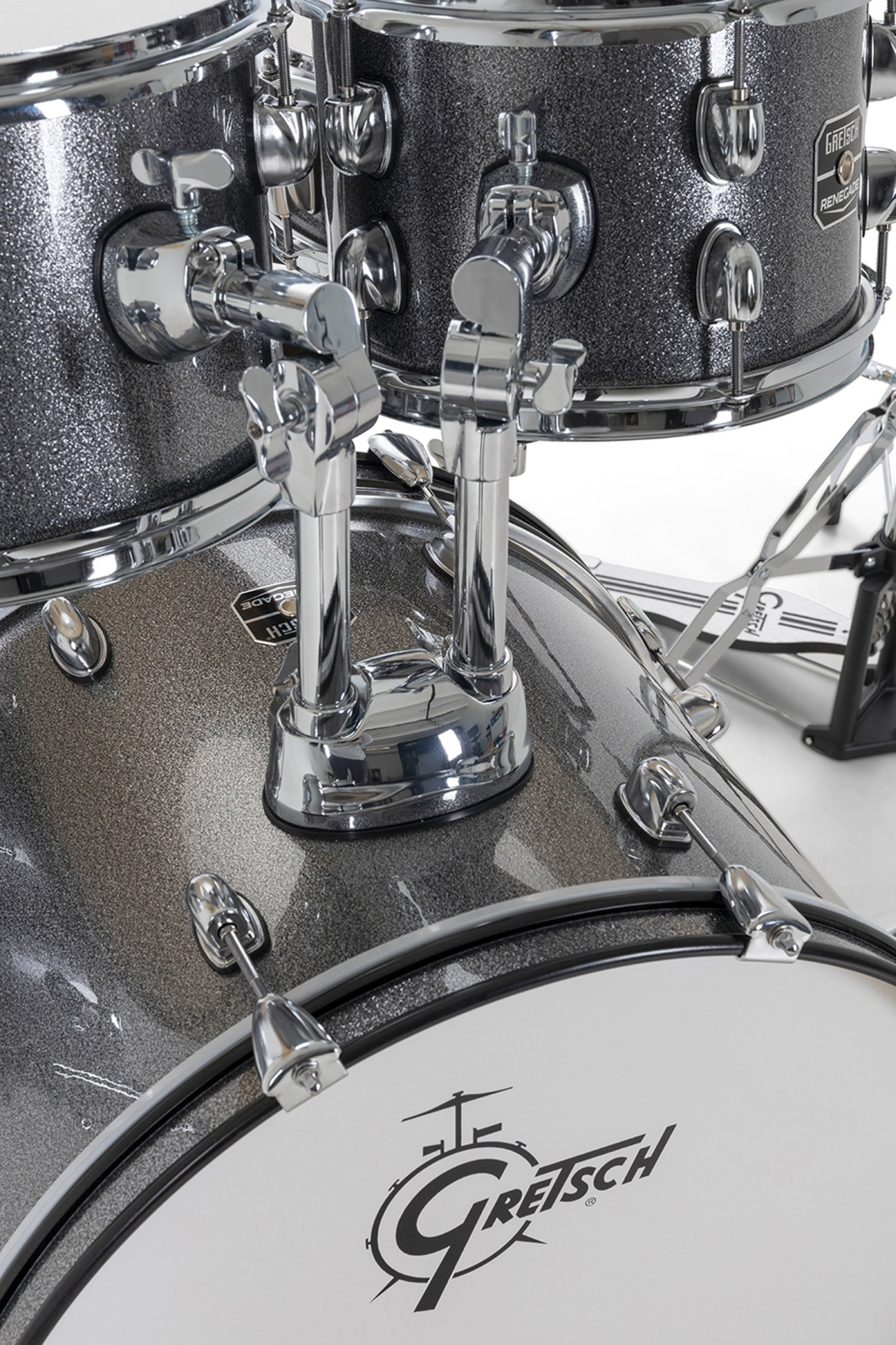 Gretsch Renegade 20'' - 5 FÛts - Grey Sparkle - Batterie Acoustique Fusion - Variation 7