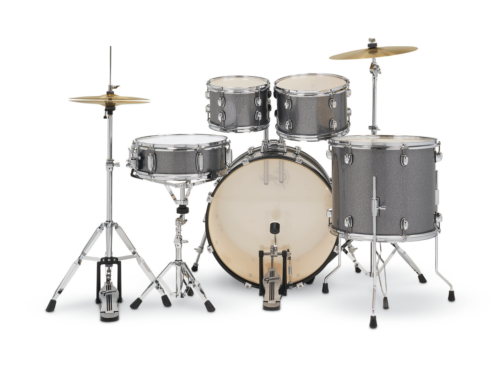 Gretsch Renegade 22'' - 5 FÛts - Grey Sparkle - Batterie Acoustique Rock - Variation 4