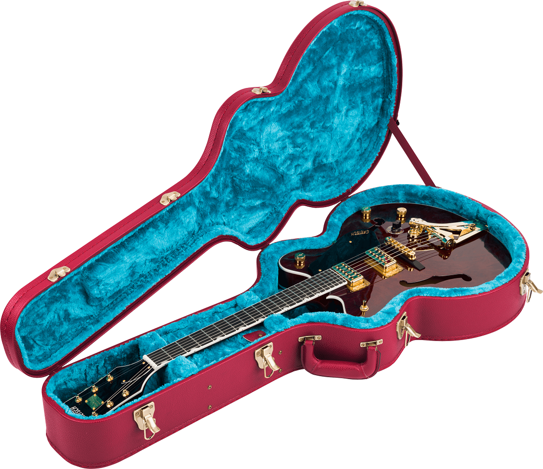 Gretsch Rs201 Studiomatic Abbey Road Ltd 2h Trem Eb - Emb 19/11 - Classic Walnut Stain - Guitare Électrique 1/2 Caisse - Variation 4