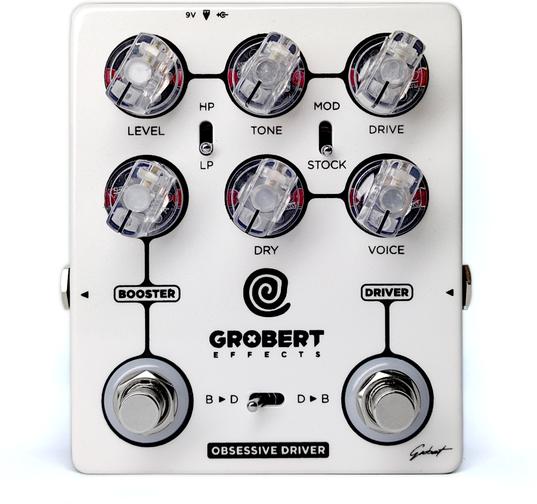 Grobert Effects Obsessive Driver - PÉdale Overdrive / Distortion / Fuzz - Main picture