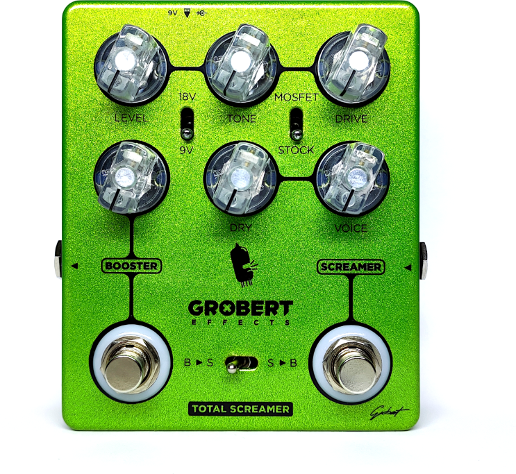 Grobert Effects Total Screamer - PÉdale Overdrive / Distortion / Fuzz - Main picture