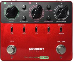 Pédale chorus / flanger / phaser / tremolo Grobert effects LUX VIBE