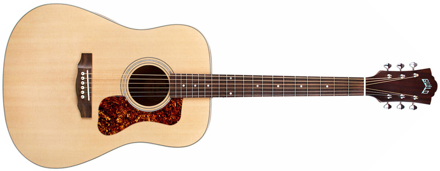 Guild D-240e Flamed Mahogany Ltd Epicea Acajou Pf - Natural - Guitare Electro Acoustique - Main picture