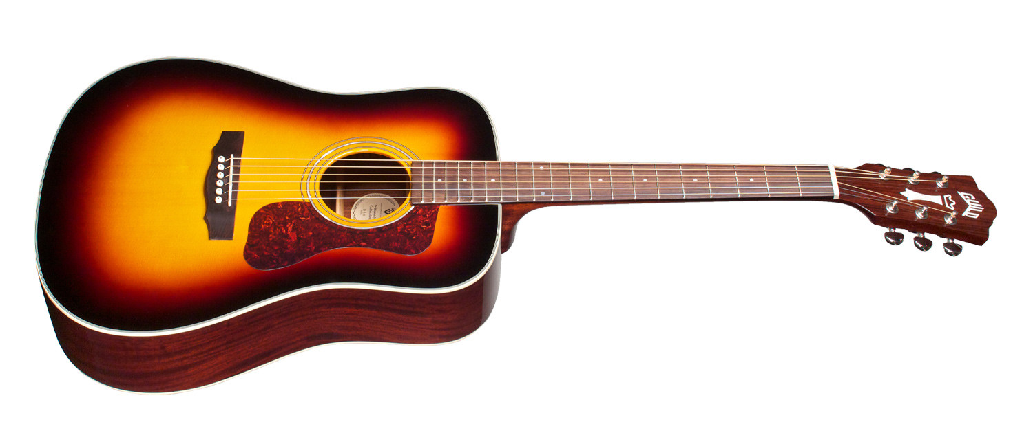Guild D-140 Westerly Dreadnought Epicea Acajou Rw - Sunburst Gloss - Guitare Acoustique - Variation 3