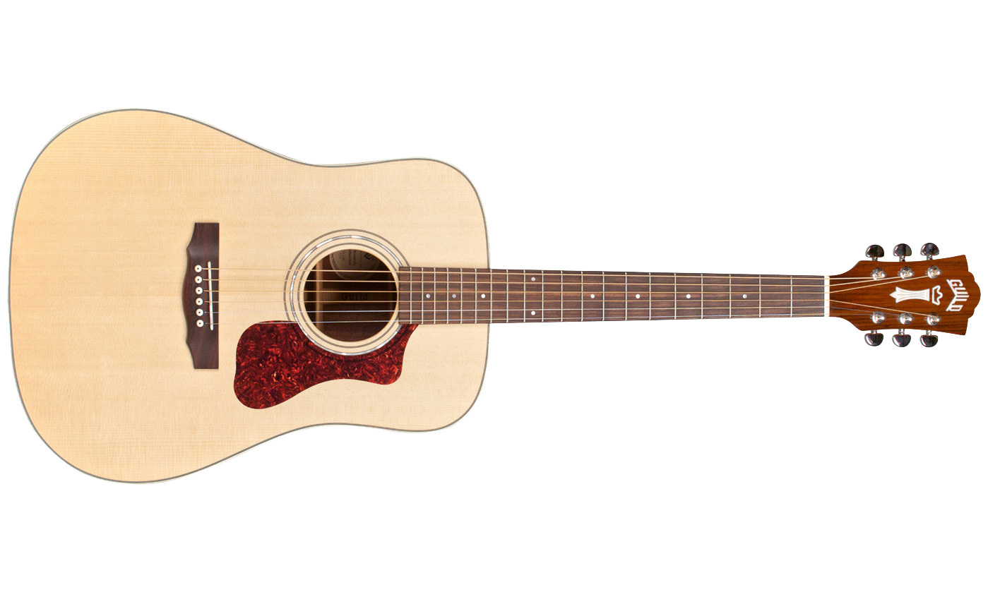 Guild D-140 Westerly Dreadnought Epicea Acajou Rw +etui - Natural - Guitare Acoustique - Variation 1