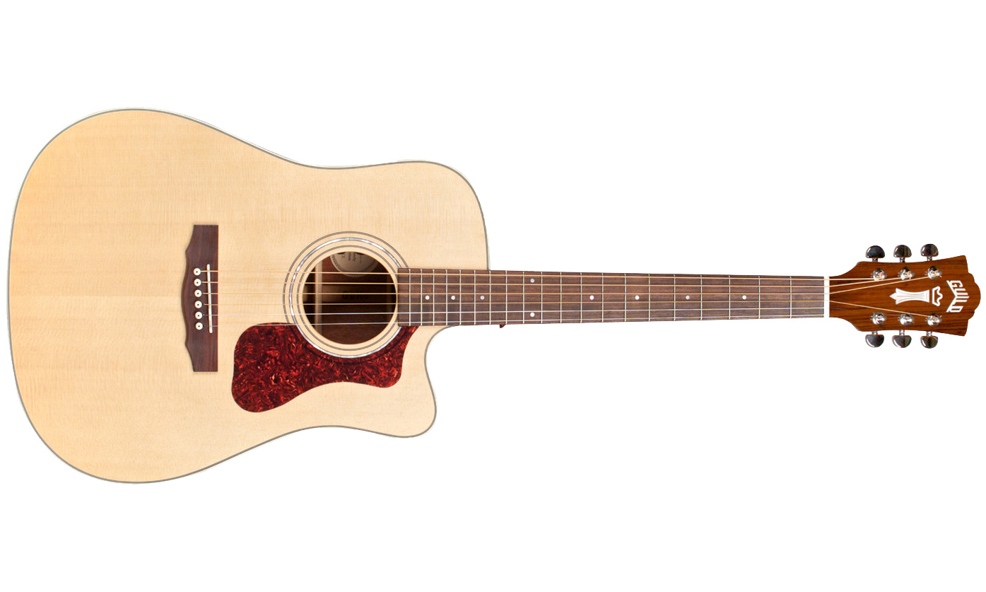 Guild D-140ce Westerly Dreadnought Cw Epicea Acajou Rw +housse - Natural - Guitare Acoustique - Variation 1