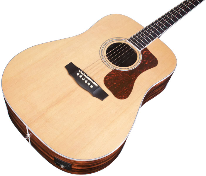 Guild D-260e Deluxe Westerly Dreadnought Epicea Ebene Pf - Natural - Guitare Electro Acoustique - Variation 2