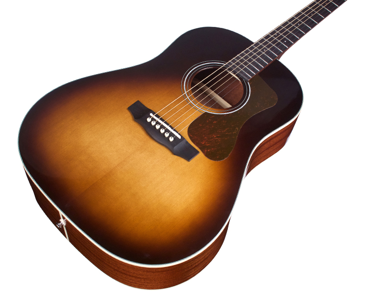 Guild Ds-240 Memoir Westerly Dreadnought Epicea Acajou Pf - Vintage Burst - Guitare Acoustique - Variation 3