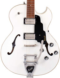 Guitare électrique 1/2 caisse Guild Starfire I SC Newark ST - Snowcrest white