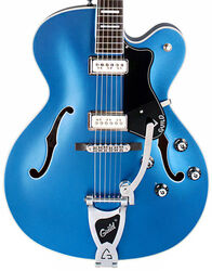 Guitare électrique 1/2 caisse Guild X-175 Manhattan Special Newark ST - Malibu blue