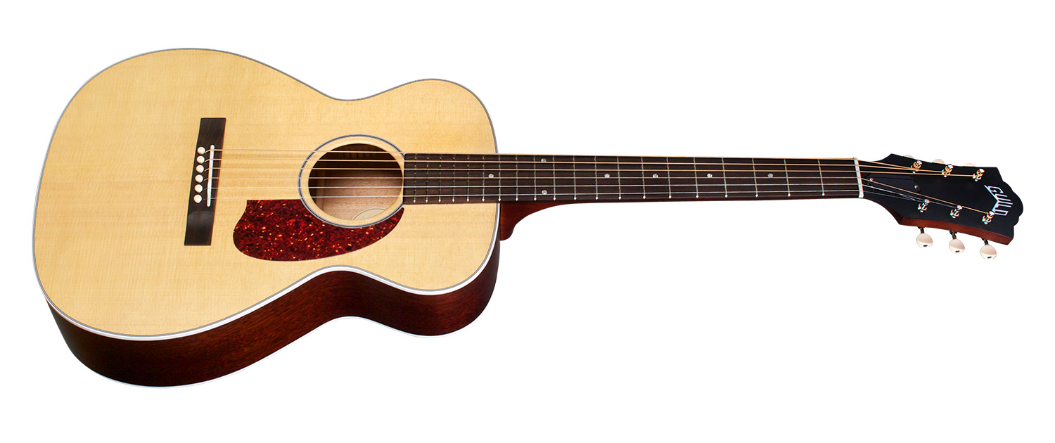 Guild M-40e Troubadour Epicea Acajou Rw +etui - Natural - Guitare Electro Acoustique - Variation 1