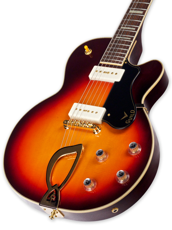 Guild M-75 Aristocrat - Antique Burst - Guitare Électrique 3/4 Caisse & Jazz - Variation 4