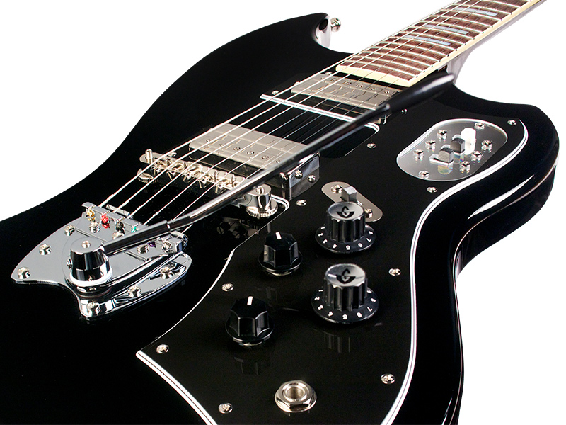 Guild S-200 T-bird - Noir - Guitare Électrique RÉtro Rock - Variation 6