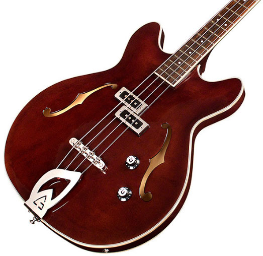 Guild Starfire Bass I Newark St Collection Rw - Vintage Walnut - Basse Électrique 1/2 Caisse - Variation 2