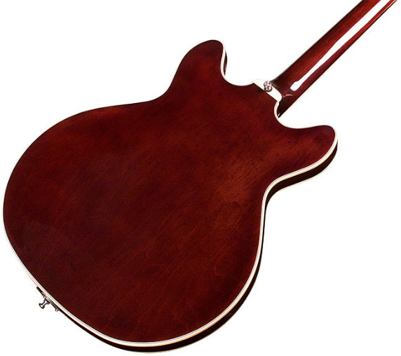Guild Starfire Bass I Newark St Collection Rw - Vintage Walnut - Basse Électrique 1/2 Caisse - Variation 3