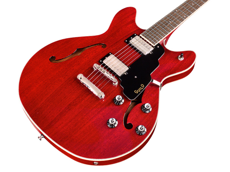 Guild Starfire I Dc Newark St Hh Ht Rw - Cherry Red - Guitare Électrique 1/2 Caisse - Variation 2