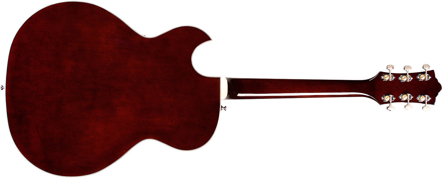 Guild Starfire I Sc Newark St Hh Ht Rw - Vintage Walnut - Guitare Électrique 1/2 Caisse - Variation 1