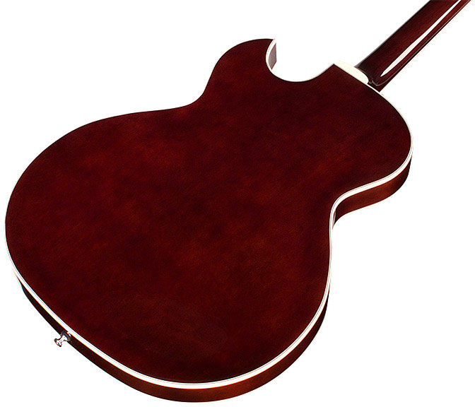 Guild Starfire I Sc Newark St Hh Ht Rw - Vintage Walnut - Guitare Électrique 1/2 Caisse - Variation 3