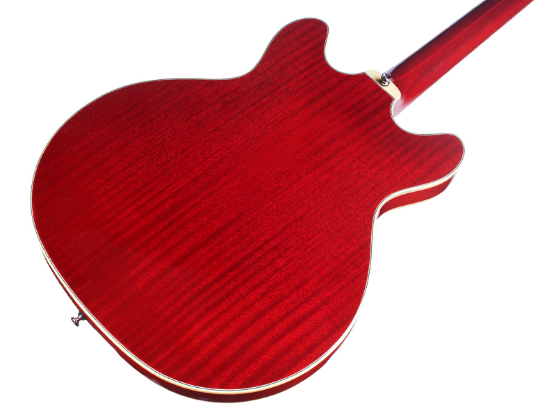 Guild Starfire Iv St-12 Newark St 12c 2h Ht Eb - Cherry Red - Guitare Électrique 1/2 Caisse - Variation 3