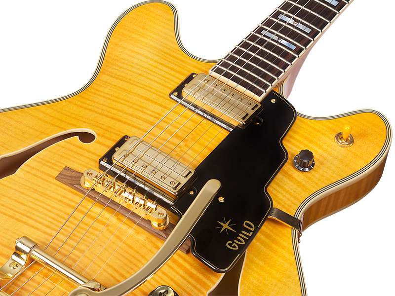 Guild Starfire Vi Newark St Hh Bigsby Rw - Natural - Guitare Électrique 1/2 Caisse - Variation 3