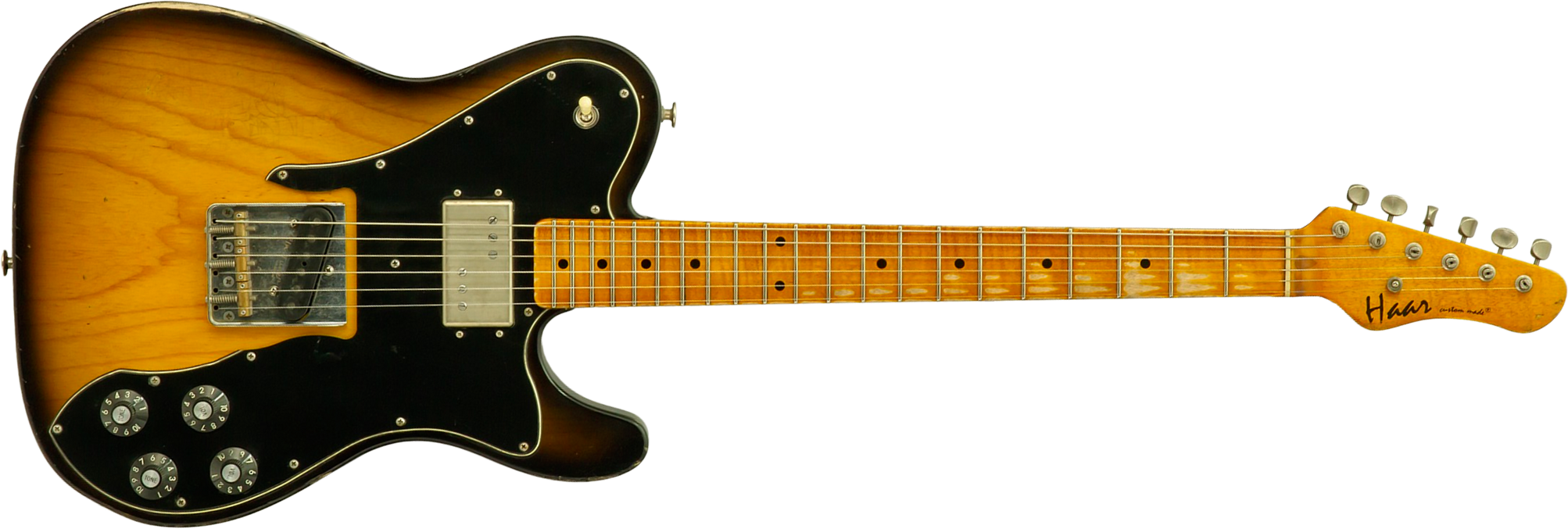 Haar Guitars Trad T Hs Brandon / Kloppmann Ht Mn #43591 - Aged 2 Tone Sunburst - Guitare Électrique Forme Tel - Main picture