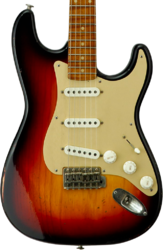 Guitare électrique forme str Haar guitars Trad S #43485 - AGED 3 TONE SUNBURST