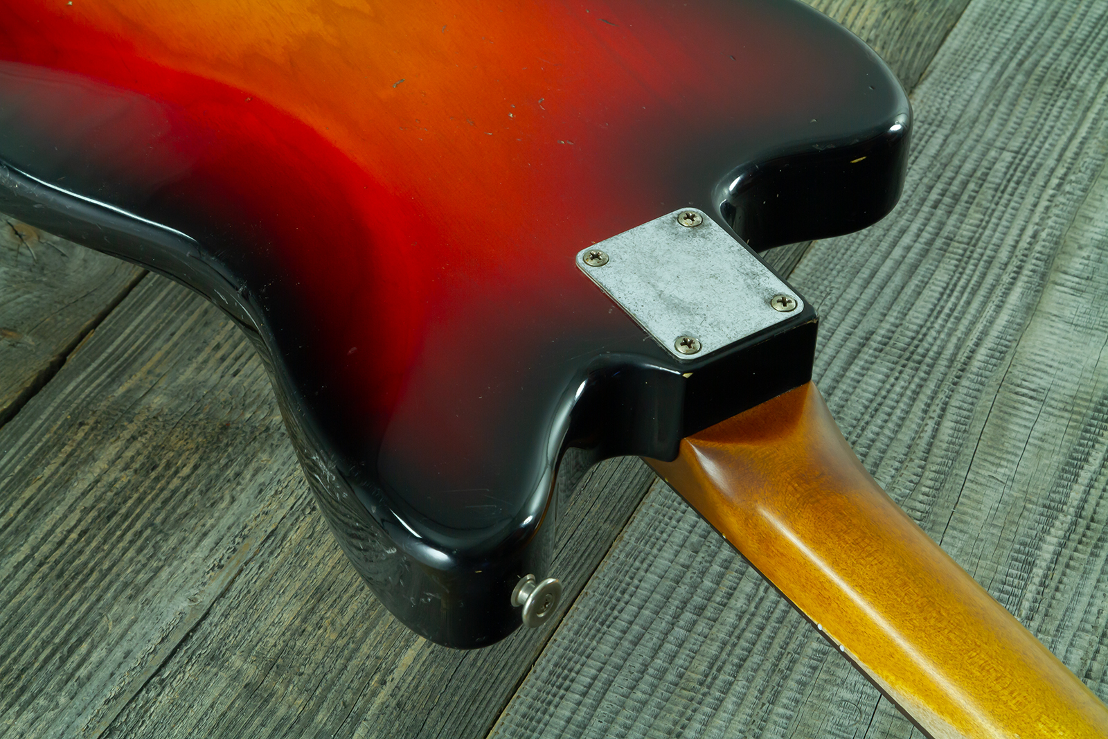 Haar Guitars Trad Jm 2s Fralin #43593 - Aged 3 Tone Sunburst - Guitare Électrique RÉtro Rock - Variation 10