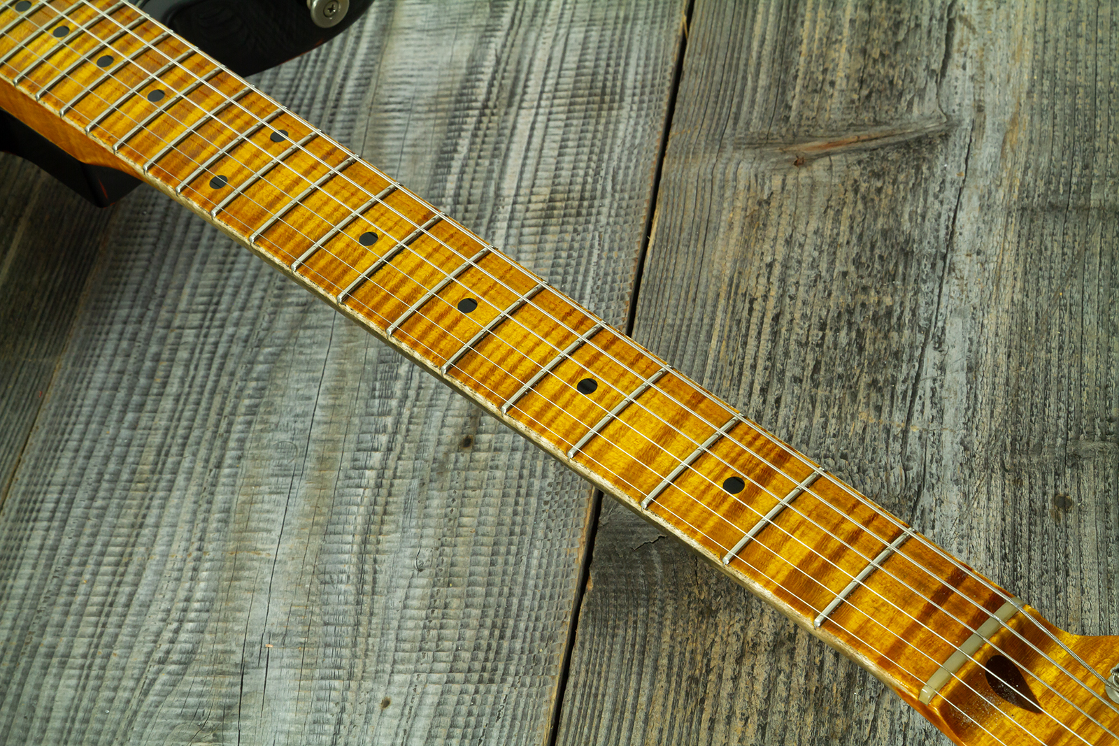 Haar Guitars Trad T 72 Sh Lindy Fralin Mn #43667 - Aged 3 Tone Sunburst - Guitare Électrique Forme Tel - Variation 6