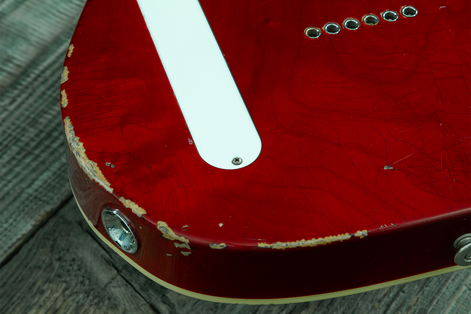 Haar Guitars Trad T Custom 2h Tv Jones Ht Rw #43524 - Aged Brown Natural - Guitare Électrique Forme Tel - Variation 12