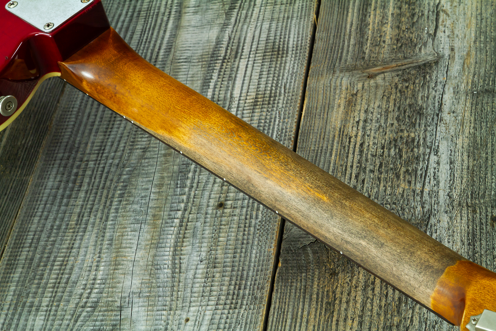 Haar Guitars Trad T Custom 2h Tv Jones Ht Rw #43524 - Aged Brown Natural - Guitare Électrique Forme Tel - Variation 14