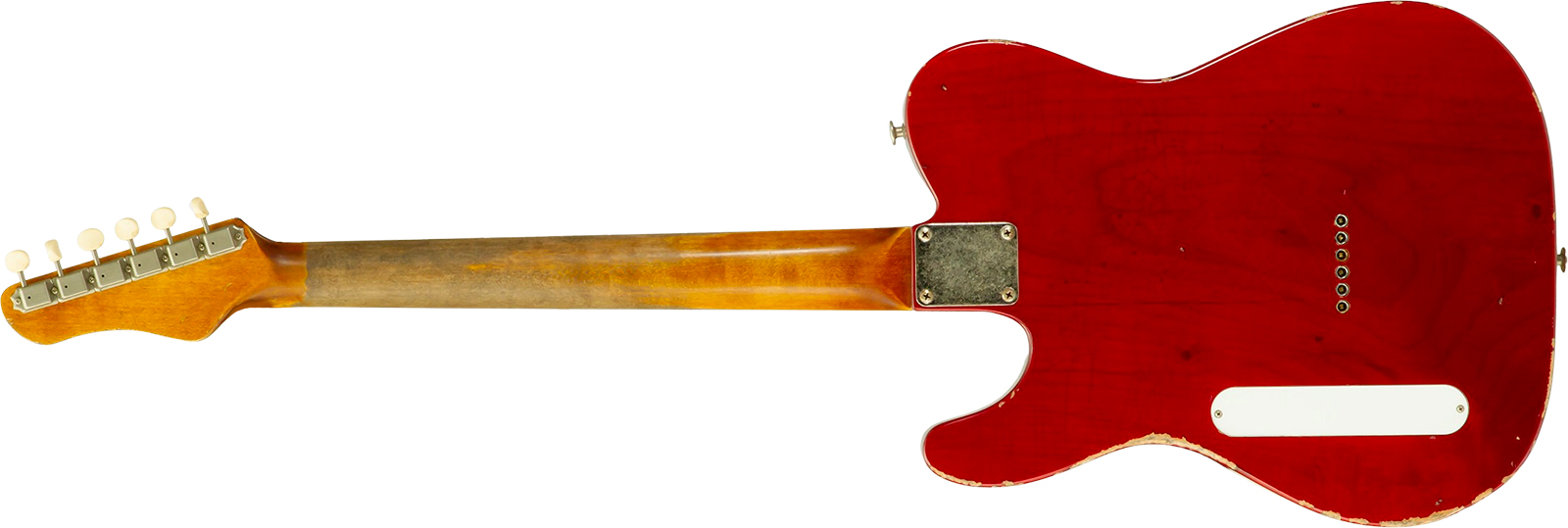 Haar Guitars Trad T Custom 2h Tv Jones Ht Rw #43524 - Aged Brown Natural - Guitare Électrique Forme Tel - Variation 1