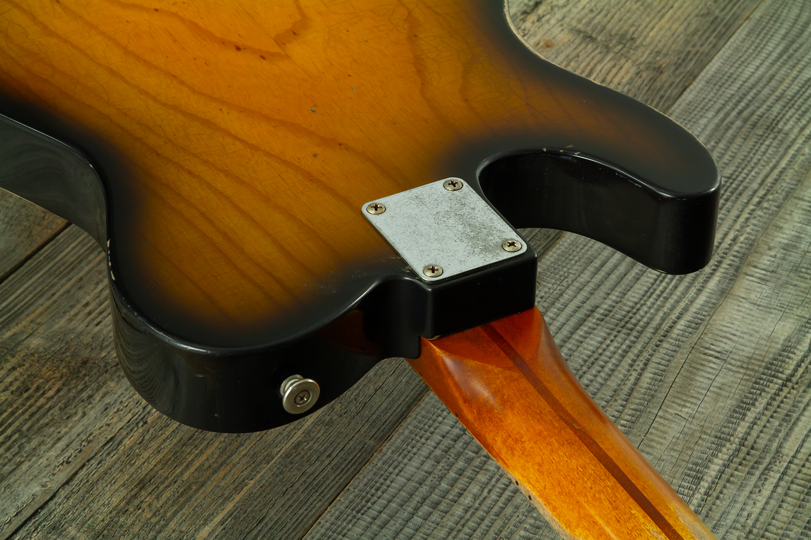 Haar Guitars Trad T Hs Brandon / Kloppmann Ht Mn #43591 - Aged 2 Tone Sunburst - Guitare Électrique Forme Tel - Variation 10