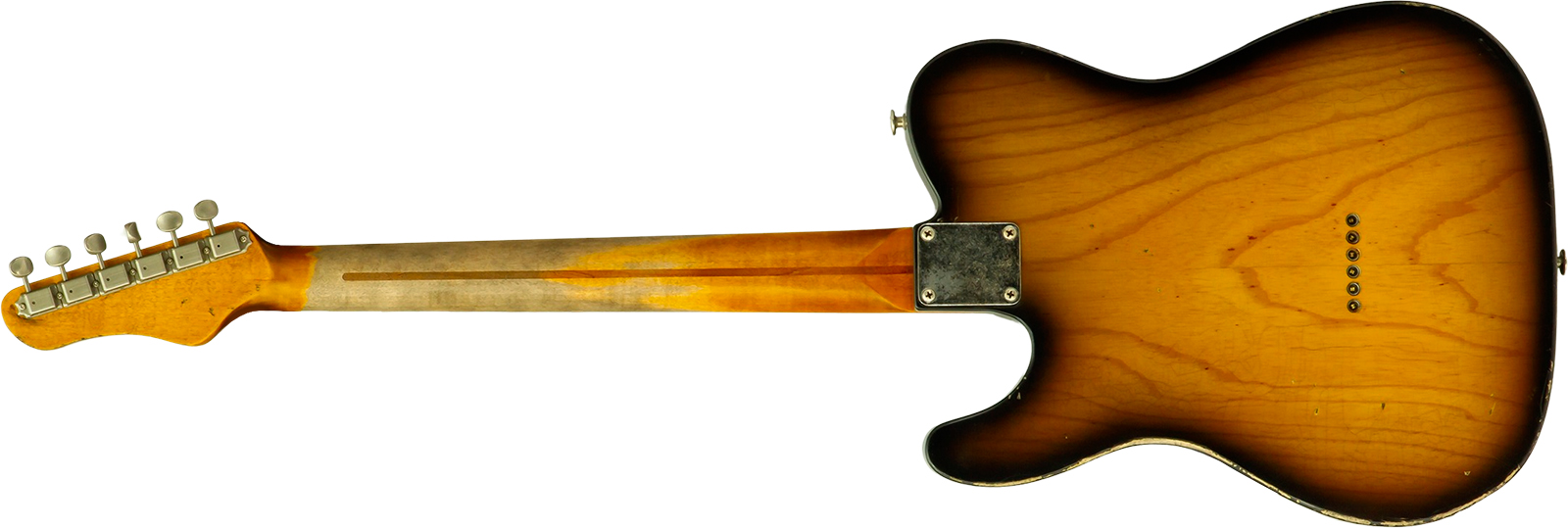 Haar Guitars Trad T Hs Brandon / Kloppmann Ht Mn #43591 - Aged 2 Tone Sunburst - Guitare Électrique Forme Tel - Variation 1