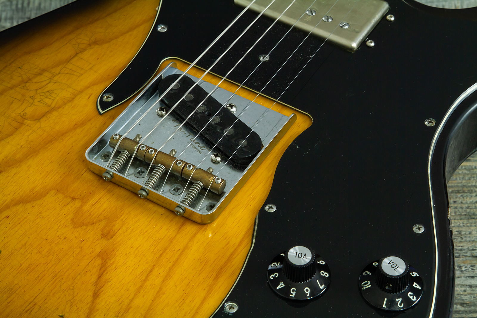 Haar Guitars Trad T Hs Brandon / Kloppmann Ht Mn #43591 - Aged 2 Tone Sunburst - Guitare Électrique Forme Tel - Variation 3