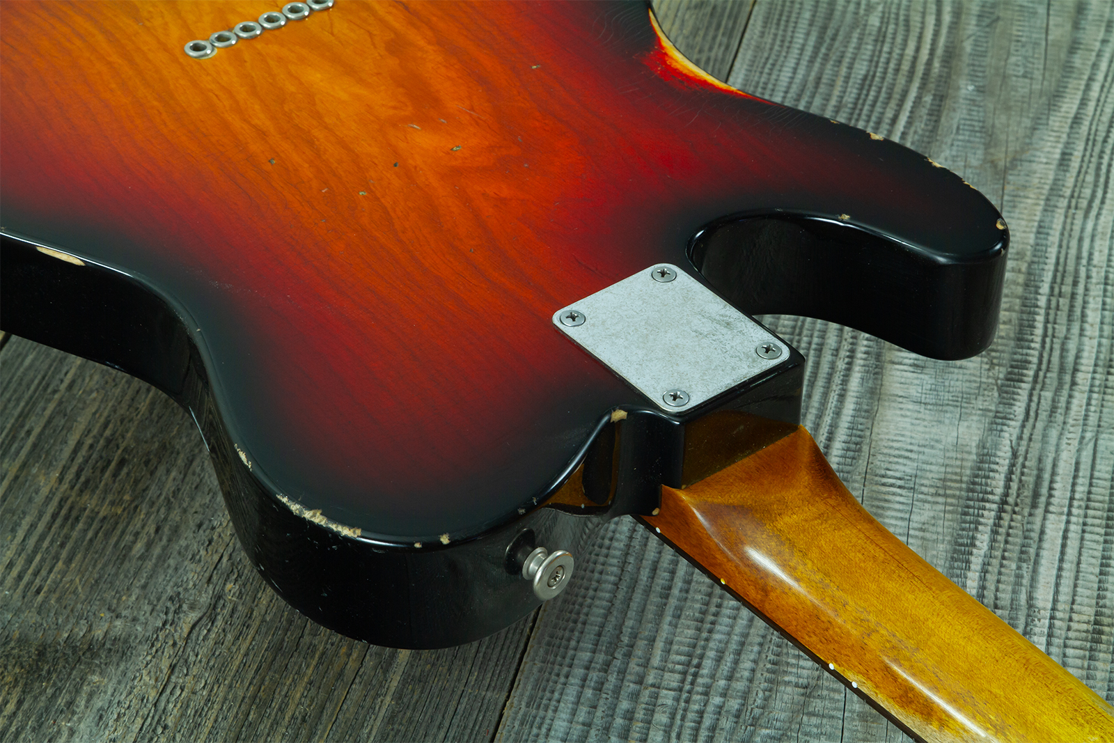 Haar Guitars Trad T Thinline 2s P90 Lindy Fralin Rw #43668 - Aged 3 Tone Sunburst - Guitare Électrique Forme Tel - Variation 10
