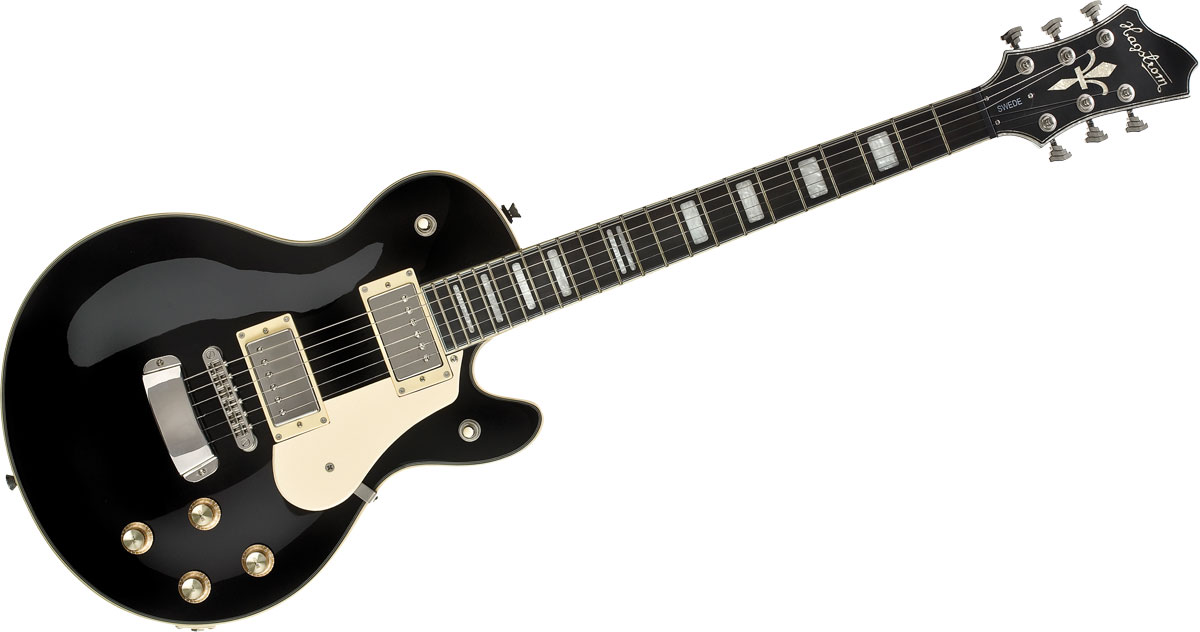 Hagstrom Swede - Black Gloss - Guitare Électrique Single Cut - Variation 1