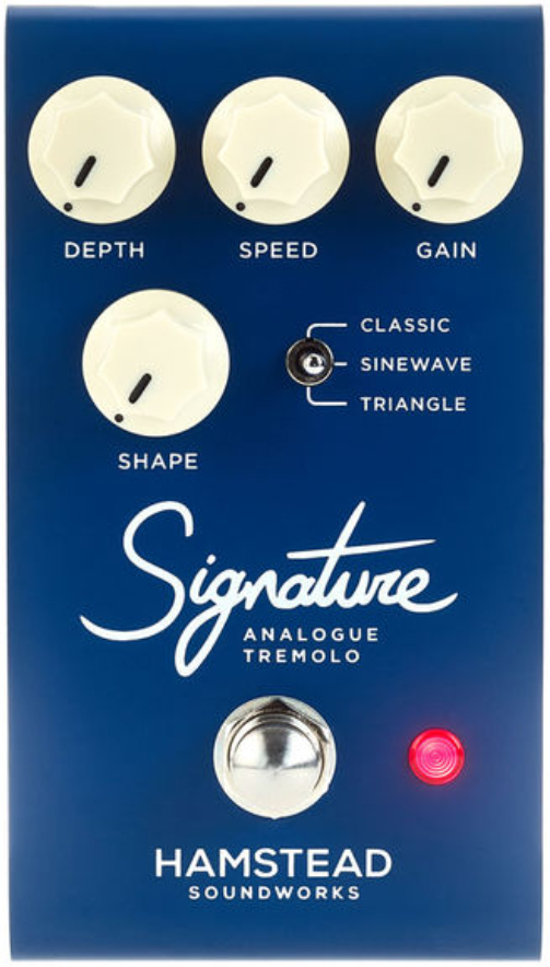 Hamstead Soundworks Signature Analogue Tremolo - PÉdale Chorus / Flanger / Phaser / Tremolo - Main picture